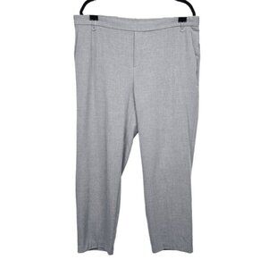 Old Navy Womens Heather Grey Pull-On Trouser Pants Size 16 NWT
